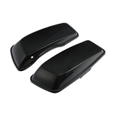 Custom Chrome Primer Black Hard Saddlebag Lids Unpainted Fit For Harley Touring Road Glide 14+